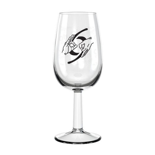 Verre à vin 69 LA TRIK logo noir - 225 ml Lot de 6